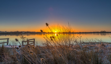 Картинка природа восходы закаты простор