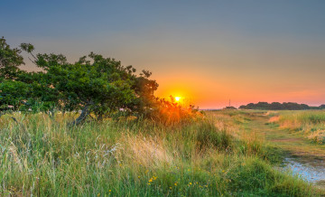 Картинка природа восходы закаты простор