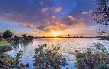 Картинка природа восходы закаты простор