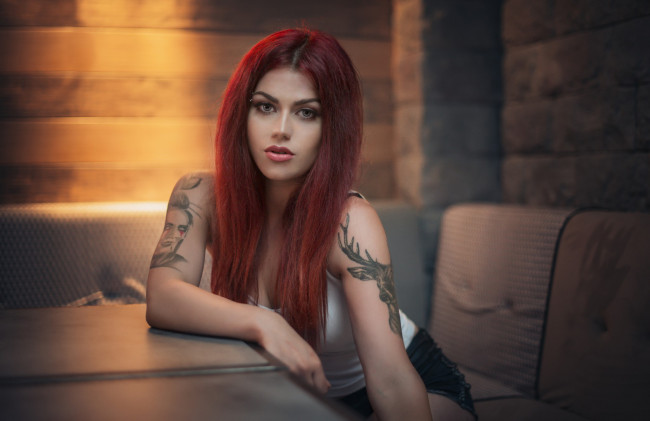 Обои картинки фото девушки, -unsort , рыжеволосые и другие, модель