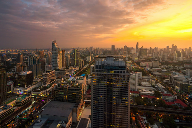 Обои картинки фото bangkok,  thailand, города, бангкок , таиланд, простор