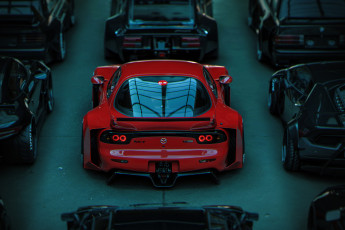 Картинка mazda+rx-7 автомобили виртуальный+тюнинг mazda rx7 rx-7 роторное чудовище japan legend японская легенда