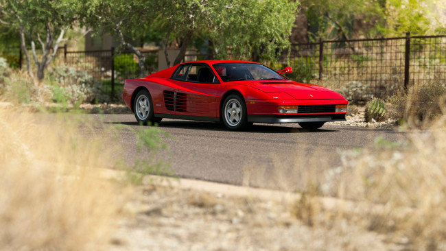 Обои картинки фото автомобили, ferrari, 1986, testarossa