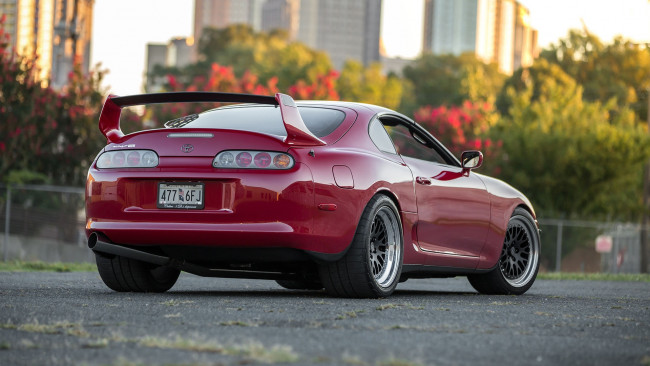 Обои картинки фото автомобили, toyota, supra