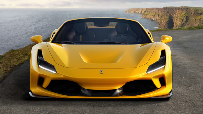 Обои картинки фото ferrari f8 spider 2020, автомобили, ferrari, f8, spider, 2020, жгучая, девушка, из, италии