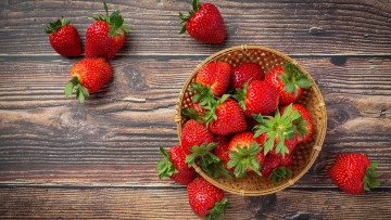 Картинка еда клубника +земляника