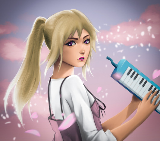 Обои картинки фото аниме, shigatsu wa kimi no uso, твоя, апрельская, ложь