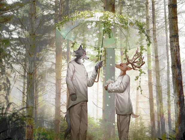 Обои картинки фото аниме, beastars