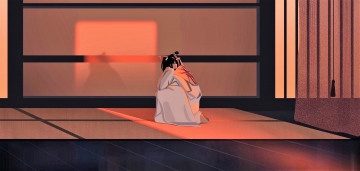 Картинка аниме mo+dao+zu+shi лань ванцзы шрамы