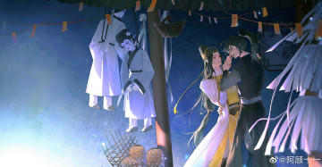 Картинка аниме mo+dao+zu+shi цзинь гуанъяо сюэ ян марионетки