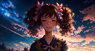 Картинка аниме unknown +другое+ нейросети графика нейроарт ai art нейронные сети рисунки нейро искусство