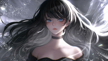 Картинка аниме unknown +другое+ девочка лицо