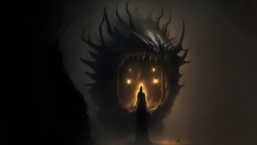 Картинка фэнтези демоны нейросети графика нейроарт ai art нейронные сети рисунки нейро искусство ужас