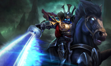 Картинка фэнтези маги +волшебники свмурай конь униформа взгляд сабля