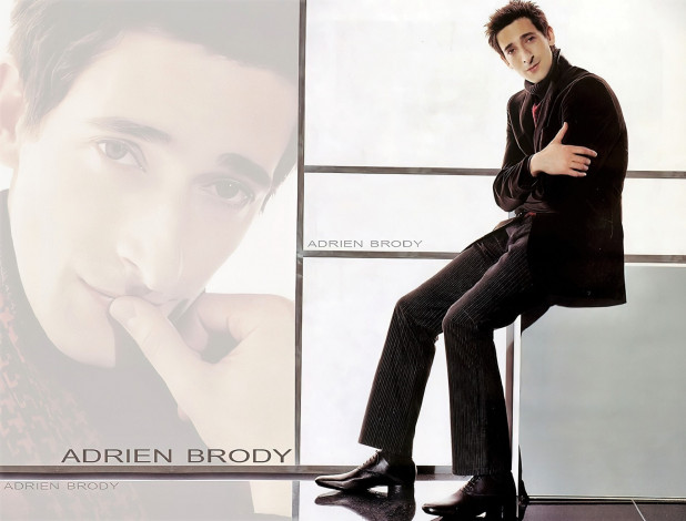 Обои картинки фото мужчины, adrien brody, актер, костюм, куб