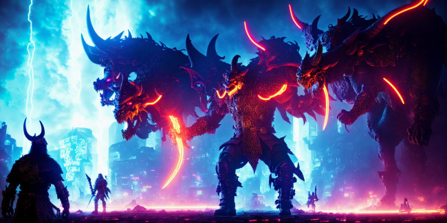 Обои картинки фото фэнтези, существа, нейросети, графика, нейроарт, ai, art, нейронные, сети, рисунки, нейро, искусство