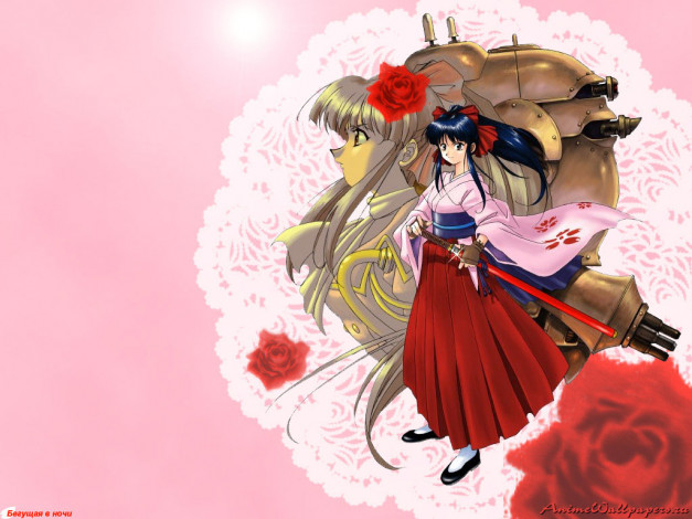 Обои картинки фото аниме, sakura, wars