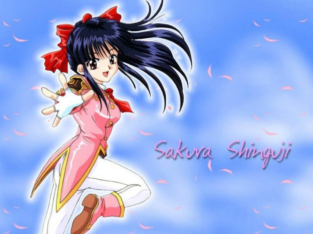 Обои картинки фото аниме, sakura, wars