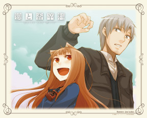 Картинка аниме spice and wolf