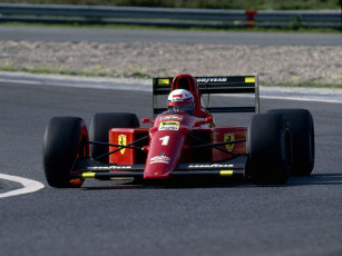 Картинка alain prost ferrari f1 90b gp france paul ricard circuit july 8th 1990 спорт формула