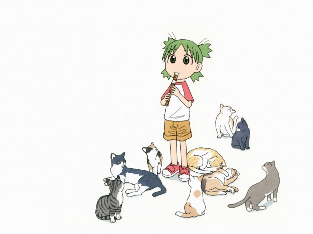 Обои картинки фото аниме, yotsubato