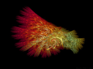 Картинка 3д графика fractal фракталы абстракция