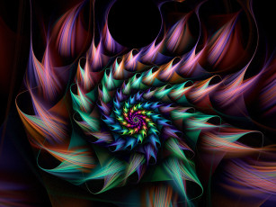 Картинка 3д графика fractal фракталы фрактал