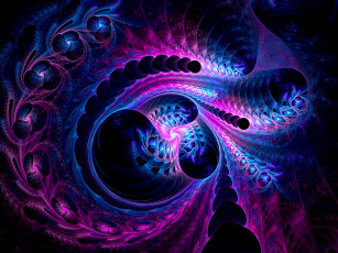 Картинка 3д графика fractal фракталы фрактал