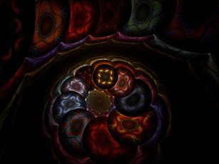 Картинка 3д графика fractal фракталы фрактал