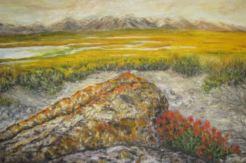 Картинка камень рисованные природа