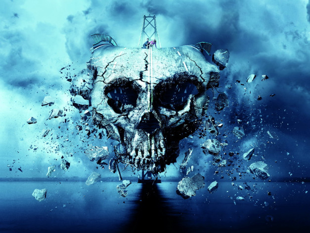 Обои картинки фото final, destination, кино, фильмы, the, череп