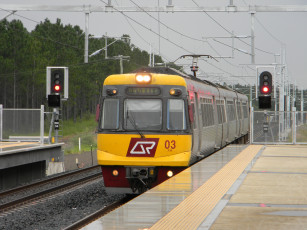 Картинка техника электрички электричка семафор платформа