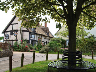 Картинка великобритания бретфортон города улицы площади набережные