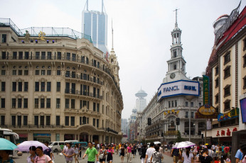 Картинка города шанхай китай