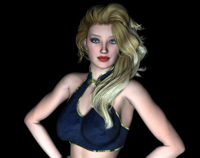 обоя shelby, 3д графика, люди , people, девушка, взгляд