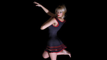 Картинка 3д+графика люди+ people девушка взгляд