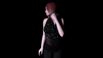 Картинка 3д+графика люди+ people девушка взгляд