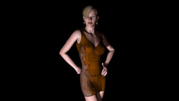 Картинка eris 3д+графика люди+ people взгляд девушка