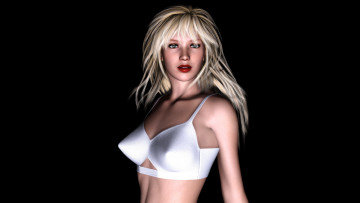 обоя tiffany, 3д графика, люди , people, взгляд, девушка