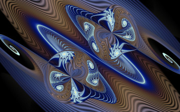 Картинка 3д+графика фракталы+ fractal цвета фон узор