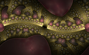 Картинка 3д+графика фракталы+ fractal цвета фон узор