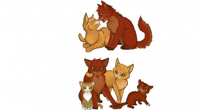 Обои картинки фото рисованные, животные,  коты, животное, белый, фон