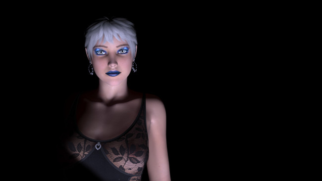 Обои картинки фото 3д графика, люди , people, девушка, взгляд