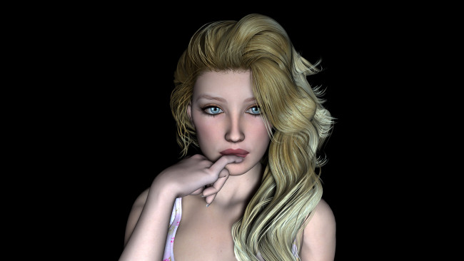 Обои картинки фото shelby, 3д графика, портрет , portraits, девушка, взгляд