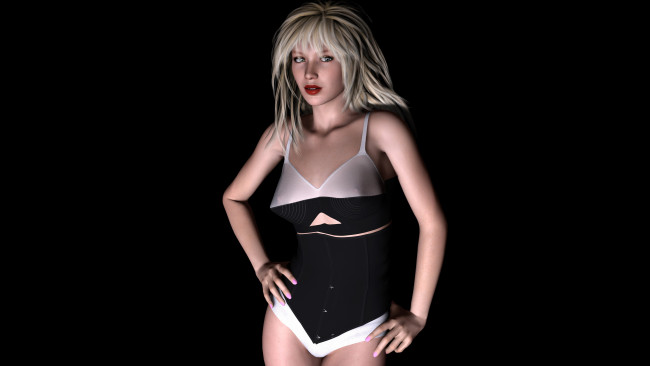 Обои картинки фото tiffany, 3д графика, люди , people, взгляд, девушка