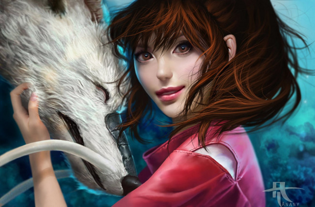 Обои картинки фото фэнтези, красавицы и чудовища, haku