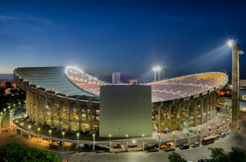 Картинка спорт стадионы стадион огни