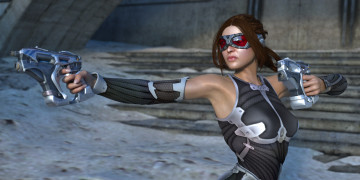 Картинка 3д+графика фантазия+ fantasy оружие фон взгляд девушка