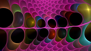 Картинка 3д+графика фракталы+ fractal цвета фон узор