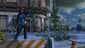 Картинка 3д+графика люди+ people оружие фон взгляд девушка